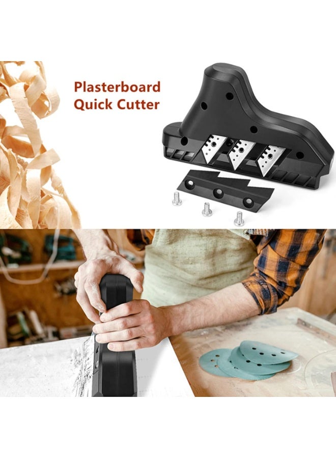 M MIAOYAN Drywall cutter, drywall trimmer, drywall planer, drywall chamfering tool, woodworking hand tools, cutting tools, drywall beveling tools - Image 5